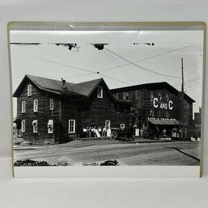 Vintage - C&C Milling Co Spokane WA Original Photo Workers 11" x 14" Early 1900s